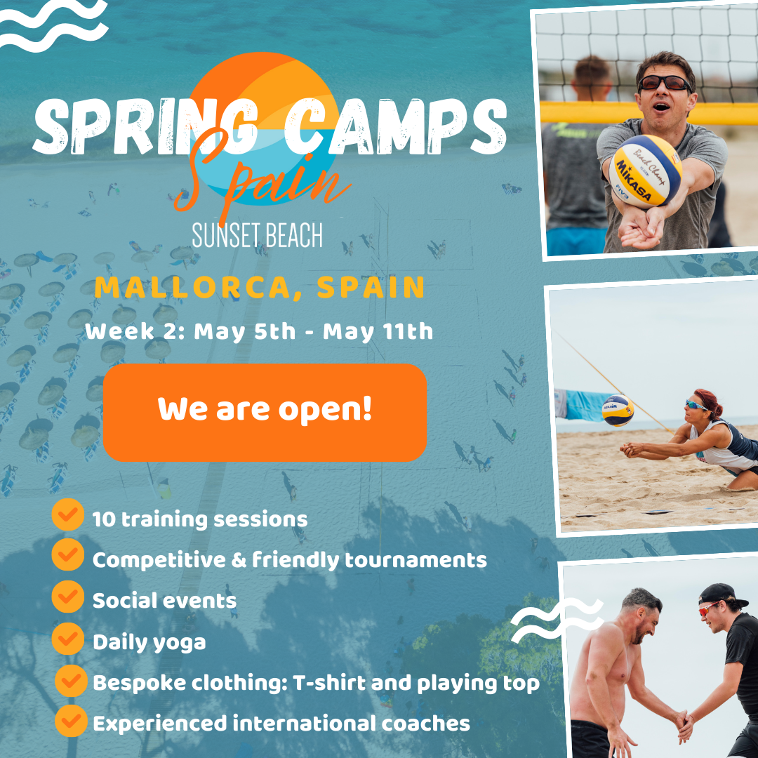 Mallorca Beach Camp 2024 Sunset Beach Volleyball Camps